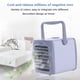 thumbnail image 2 of Aire acondicionado portátil, enfriador de aire USB para espacios pequeños, mini ventilador de mesa, humidificador de aire compacto y enfriador evaporativo., 2 of 8