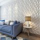 thumbnail image 3 of Panel de pared 3D Art3dwallpanels, diseño diamante de PVC, 33 piezas, 30 x 30 cm, 3 of 9