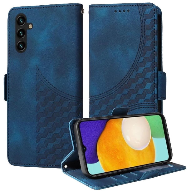 Carcasa FOXDOCK Samsung Galaxy A13 5G de cuero PU, diseño acolchado clásico, protección contra caídas y rayones