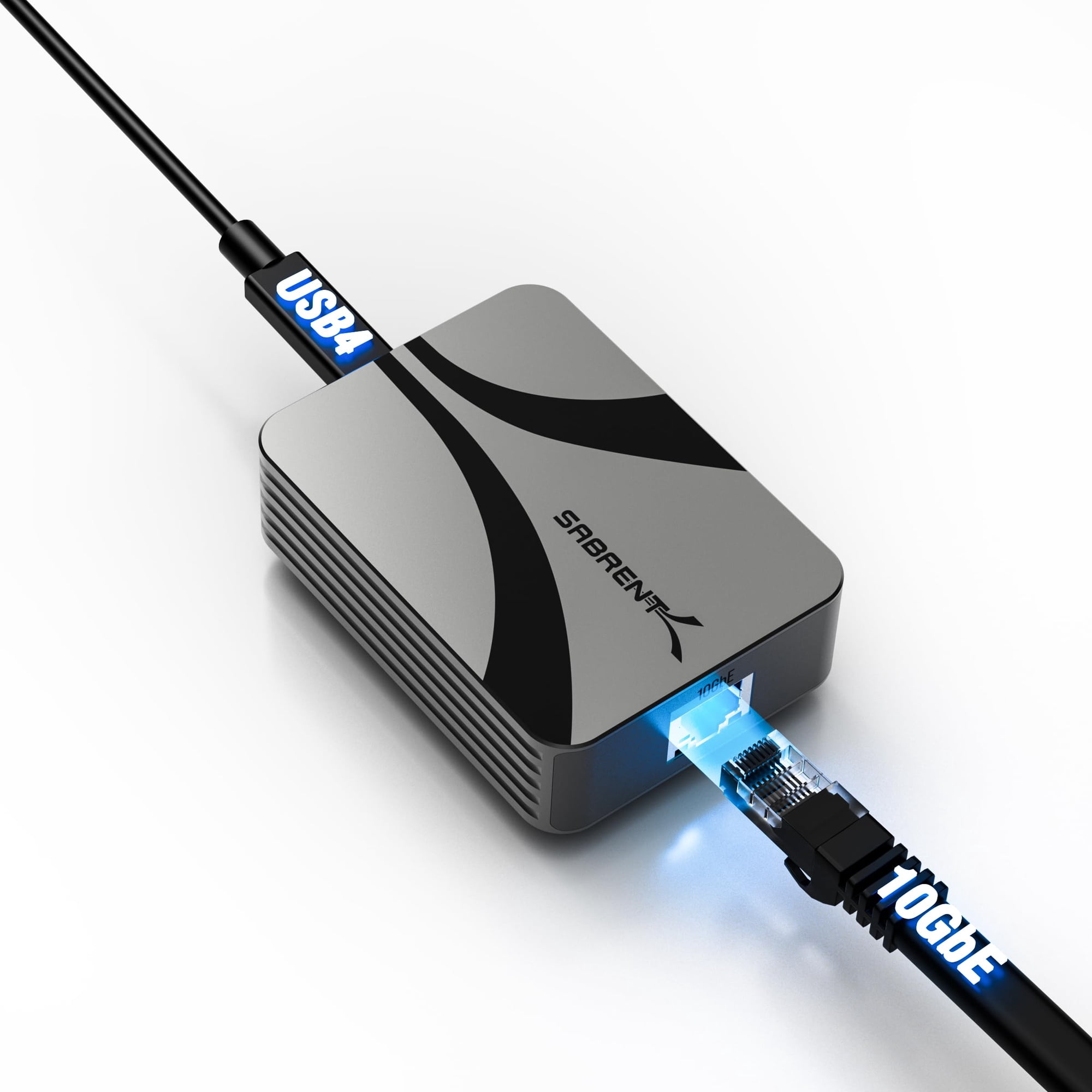 Adaptador Usb4 A 10 Gigabit Ethernet Sabrent Nt-p10g