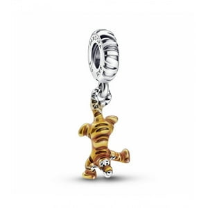 Charm Pandora Disney Winnie The Pooh Tigger Dangle Plata Naranja