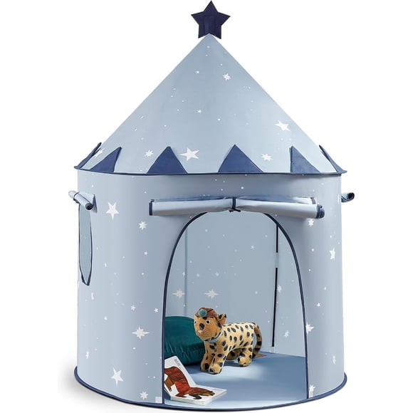 Carpa Infantil Tiny Land Blue Castle de Poliéster y Metal para 3 Años