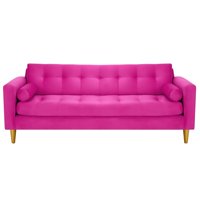 Bodevir - Sofa Retro 3Cg Felpa 01 Fucsia