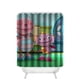thumbnail image 1 of Cortina de ducha de monstruos amorosos, juego de cortina de baño con ganchos, tamaño 60 x 72 pulgadas, 1 of 3