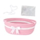 thumbnail image 4 of Cesta De Almacenamiento Con Asas Cesta Tejida Navide?a Para Guardarropa Recuerdo De Juguetes Rosa, 4 of 5