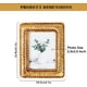 thumbnail image 2 of Marco foto vintage resina 6x9 cm oro trenzado mesa o montaje pared, 2 of 7