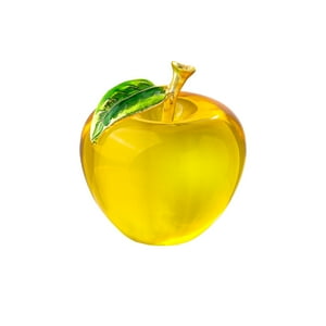 Veat00L - Decoración De Estatuas De Manzanas De Vidrio, Adornos De Manzanas De Vidrio, Colección De Manzanas De Vidrio Sopladas A Mano, Decoración Artesanal De Manzanas De Cristal