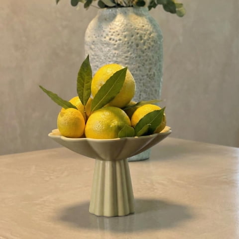 Santú Home & Deco - Frutero Elevado Luna Beige