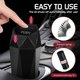 thumbnail image 2 of Cubo de basura para coche SZEOF 20 cm negro 15 bolsas, 2 of 9