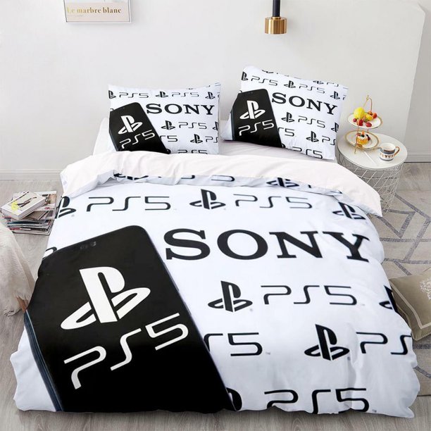 PS Game Consoles Quilt Duvet Cover Set Comforter Cover Pillowcase3-Piece Bedding Set