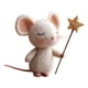 thumbnail image 5 of Figura En Miniatura De Ratón De Fieltro Hecho A Mano Con Estrella Para Regalo De Cumplea?os O Fiesta Navide?a, Estilo D, 5 of 5