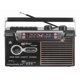 thumbnail image 2 of Radio Grabadora Casette Portátil Retro USB SD AM/FM/SW MV, 2 of 3