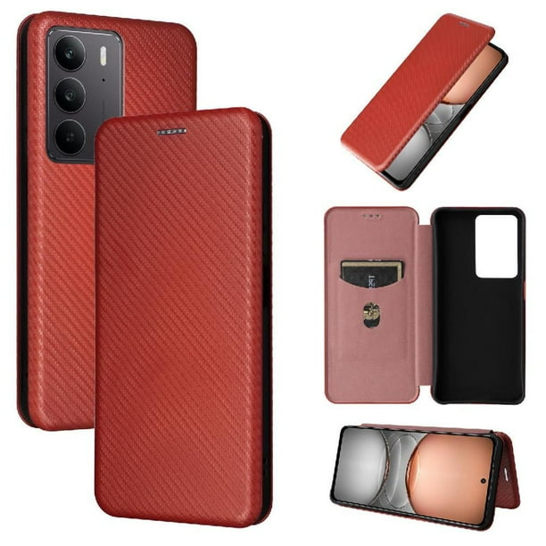 Funda Flip para FOXDOCK Realme C75 4G - Funda magnética de negocios, funda protectora delgada