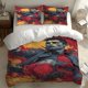 thumbnail image 1 of 3pcs C-R Seven Portugal Team Euro Nations League Championship Printed Bedding Set Includes a Duvet Cover And Two Pillowcases, 1 of 1