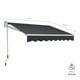 thumbnail image 3 of Toldo Retráctil 200x150 Cm Gris Grafito Brazo Manual Para Terraza Vincenzi, 3 of 10