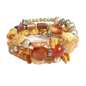 Brazalete Mujer Gino Rodinis B509 | Naranjo