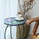 thumbnail image 2 of Mesa auxiliar de patio con mosaico VCUTEKA, mesa decorativa para exteriores, bistró, 2 of 9