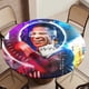 thumbnail image 5 of Kylian Mbappé theme Fitted Round Tablecloths Elastic Edged Table Covers Waterproof Table Cloth For Kitchen Holiday Party Tables Decor 150cm, 5 of 6