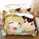 thumbnail image 1 of BabySteps Bedding Set Single Twin Full Size Bed Set Adult Kid Bedroom Duvet cover Sets Anime Bed Sheet Set Bed Sheets, 1 of 5