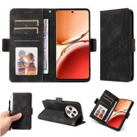 Carcasa Foxdock Oppo Reno 12F 5G De Cuero Pu, Diseño Acolchado Clásico, Protección Contra Caídas Y Rayones