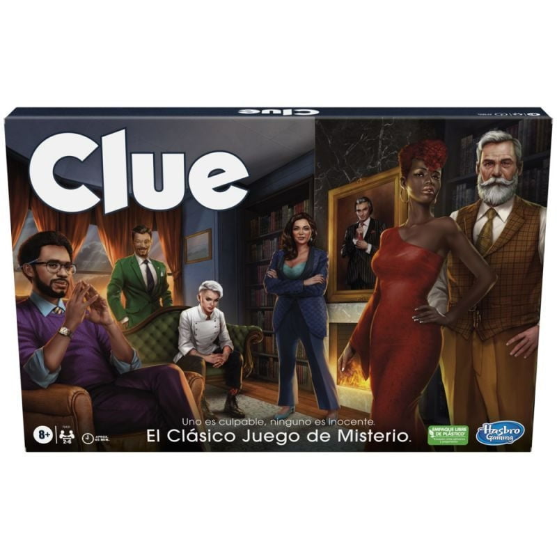 Hasbro Gaming - Juegos De Mesa Clue El Clasico Juego De Misterio