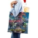thumbnail image 4 of Motel Transylvania Bolso de tela con estampado de lienzo para mujer, bolsa de compras reutilizable y estética, con cremallera interior, regalo para mujer,40*40cm., 4 of 6