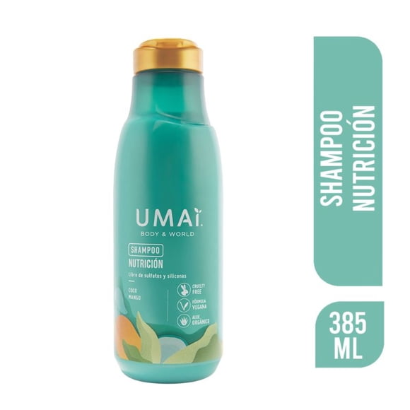 Shampoo Umai Nutrición, 385 ml