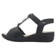 thumbnail image 2 of Sandalia Mujer Negro Comfortflex 2586404 Casual, 2 of 7