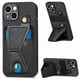 thumbnail image 1 of Funda Resistente para iPhone 15 con Tarjetero y Soporte, Diseño Magnético Negro, 1 of 5