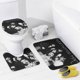 thumbnail image 4 of Fleetwood Mac-theme 4-Piece Shower Curtain Set with Rugs, Waterproof Bathroom Decor Set Includes Bath Mat, U-Shaped Rug, Toilet Lid Cover and Curtain with Hooks, 4 of 6