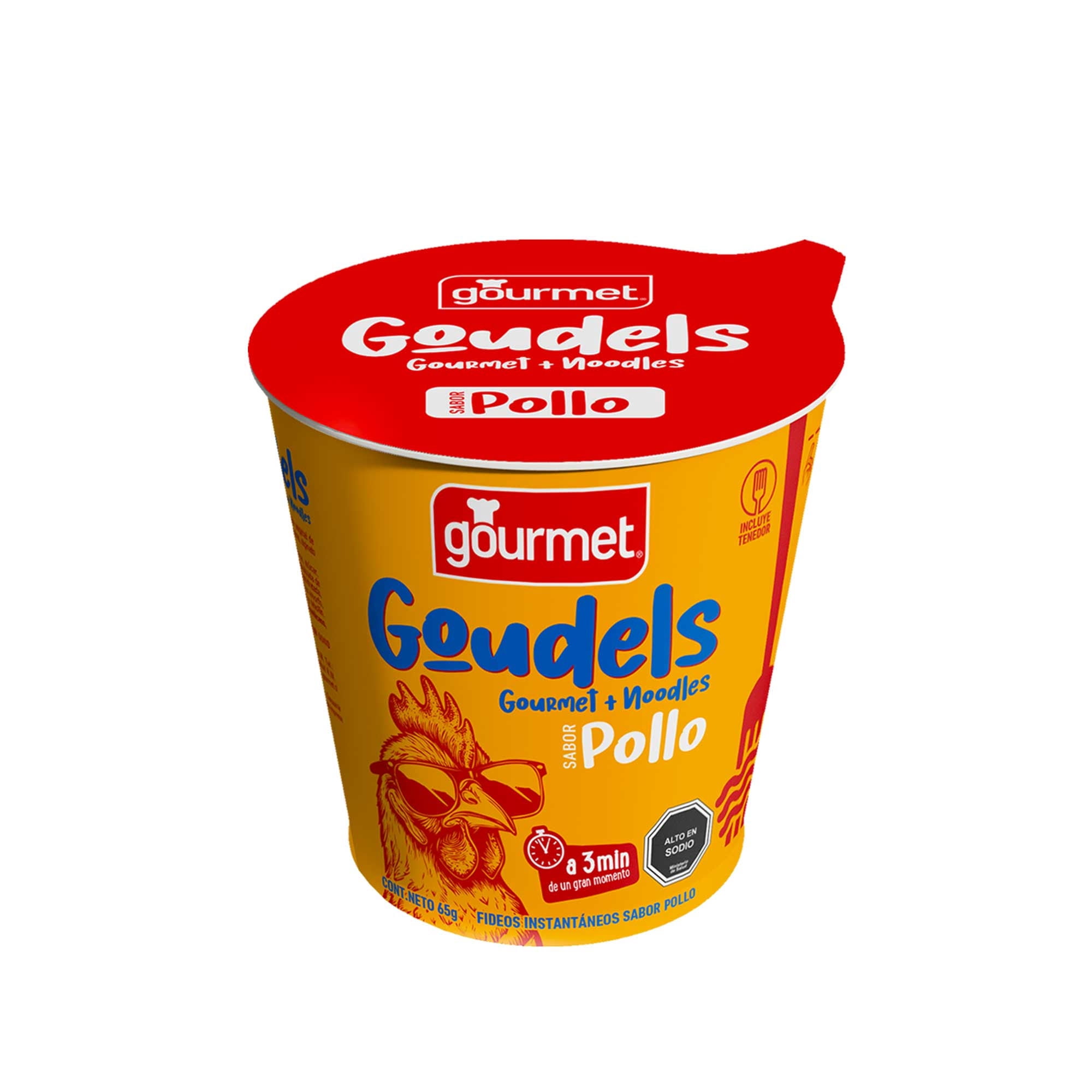 Fideos Instantáneos Sabor Pollo 65 g Gourmet