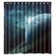 thumbnail image 1 of Cortina de ducha con estrellas del amanecer, juego de cortinas de baño con ganchos, tamaño 66 x 72 pulgadas, 1 of 3