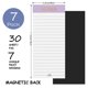 thumbnail image 2 of Bloc de notas magnéticos Utron – Pack de 7 unidades 8 cm x 18 cm, 30 hojas cada uno, 2 of 7