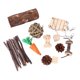 thumbnail image 3 of 11x Juguetes Para Masticar Hámster, Juego De Dientes, Juguete Para Rechinar, Mancuerna De Madera, Ejercicio De Juego, 3 of 5