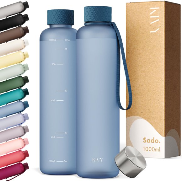 Botella KIVY 950 ml Tritan ligera sin BPA