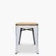 thumbnail image 2 of Pack 4 Pisos Tolix Asiento Madera Blanco, 2 of 5