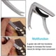 thumbnail image 2 of Cejilla de guitarra 2 en 1 de aleación de zinc para guitarras acústicas y eléctricas (con soporte para púas y 6 púas), guitarra clásica, bajo, ukelele, banjo y mandolina., 2 of 7