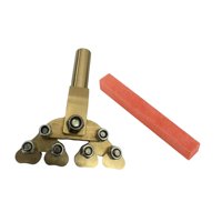 Bothyi - Herramienta De Reparación De Trastes Fractal Para Guitarra Acústica De Radios Variados, Herramienta De Pulido Roja