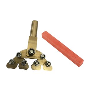 Bothyi - Herramienta De Reparación De Trastes Fractal Para Guitarra Acústica De Radios Variados, Herramienta De Pulido Roja