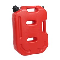 Magideal - Tanque De Combustible Para Automóvil, Bidón De Almacenamiento De Líquidos De 10 L, Portátil Y Práctico, Bidón De Combustible Para Barco, Motocicleta Y Rojo
