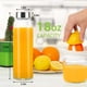 thumbnail image 5 of Botellas de agua de vidrio Luxfuel Clear 530 ml con tapa de acero inoxidable x10, 5 of 6