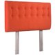 thumbnail image 2 of Respaldo Cama Botone 1.5 Plaza Felpa Naranja, 2 of 4