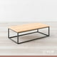 thumbnail image 2 of Mesa de centro rectangular 110x60 - Madera Clara, 2 of 4