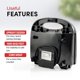 thumbnail image 2 of Máquina eléctrica para hacer gofres Elite Gourmet EWM-2207#, 2 rebanadas, negra, 2 of 6