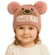 thumbnail image 2 of GORRO DE LANA INFANTIL CON CHIPORRO Y DOS POMPONES BEBE UNISEX, 2 of 3