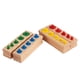 thumbnail image 1 of 4 Piezas Montessori Juguete Cilindros Con Perillas Bloques Zócalo Para El Hogar Escuela Bebé, 1 of 5