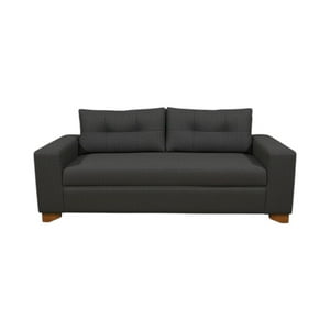 Diseños Valestrini - Sofa Paris Dos Cuerpos Lino Gris Oscuro