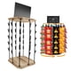 thumbnail image 1 of M Buder Estante Giratorio para Papas de 5 Niveles con 40 Clips y Base de Madera – Organizador de Snacks 360° para Uso en Oficina, Retail y Fiestas, 1 of 9