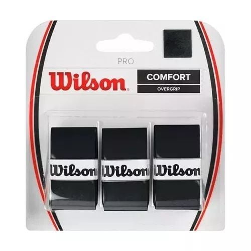 Overgrip Wilson Pro Comfort Negro X3 Tenis/padel
