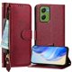 thumbnail image 1 of Funda Billetera Cremallera para Motorola Moto G06 4G con Porta Tarjetas, Soporte y Correa Rojo, 1 of 5